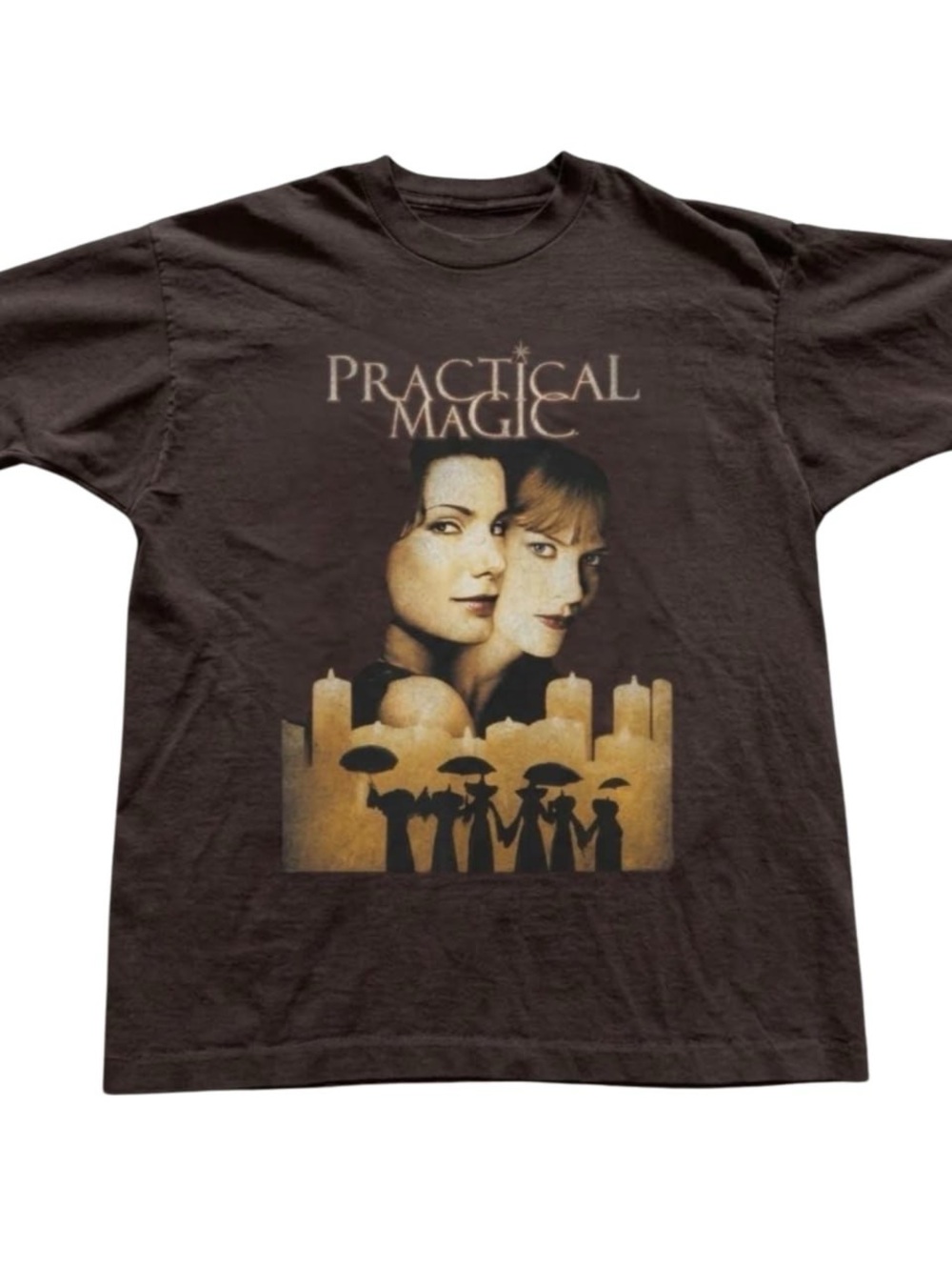 Practical Magic Graphic Tee - Brown shirt